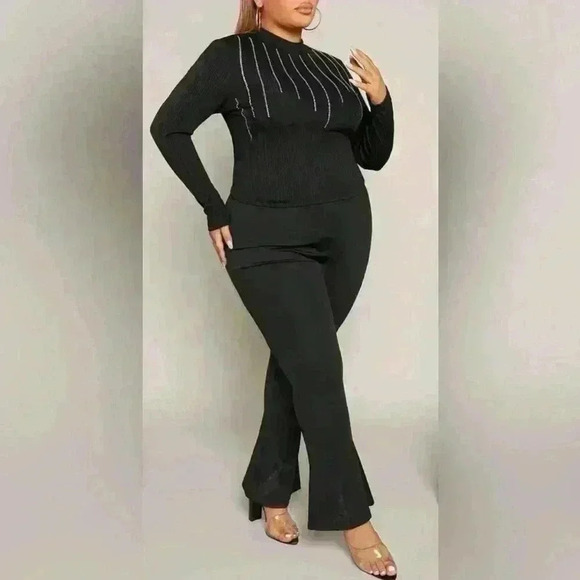 Shein Sexy Plus Rhinestone Mock Neck (413) - Picture 11 of 14